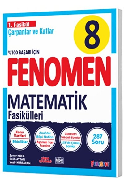 Gama Yayınları Fenomen 8. Sınıf Lgs Matematik 1. Fasikül Konu Özetli Soru Ban...