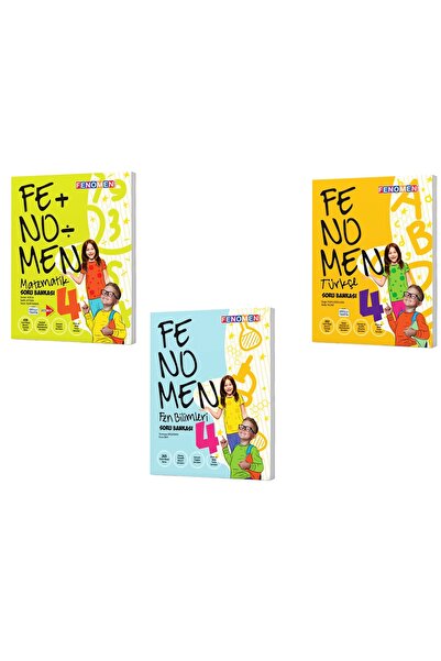 Fenomen Yayıncılık Fenomen Okul 2024 4. Sınıf Matematik + Türkçe + Fen Bilmil...