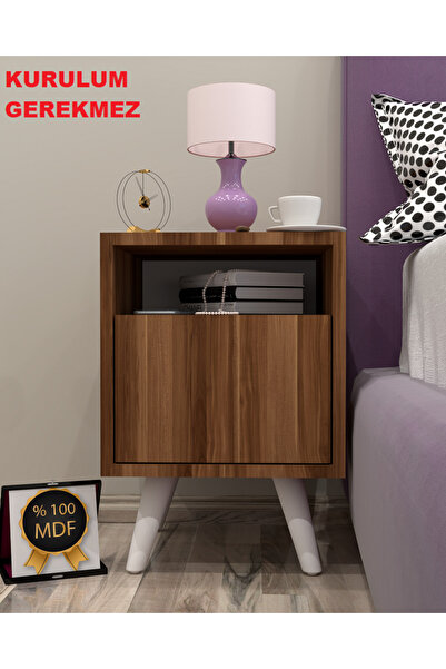 KONAK EV EŞYALARI Dani Komodin,MDF,Komodin,Kolay Kurulum,MDF Komidin