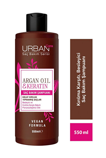 Urban Care Argan Oil & Keratin Saç Bakım Şampuanı 550 ml