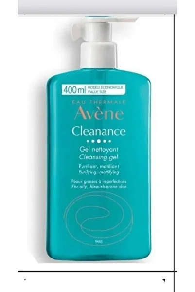 Avene جل منظف كلينانس بتأثير مطفأ اللمعة للبشرة الدهنية والمعرضة لحب الشباب 400 مل