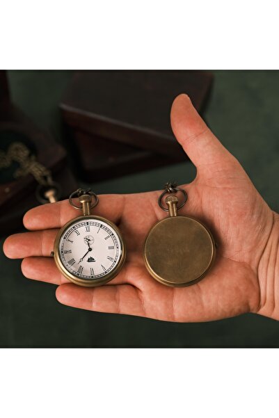 Ban Store Brass Chain Wooden ClocK with Special Chain - Boxed