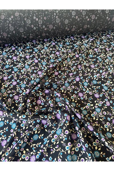 Hira Tor Tekstil Desenli Viskon Kumaş Tek En %100 Pamuk