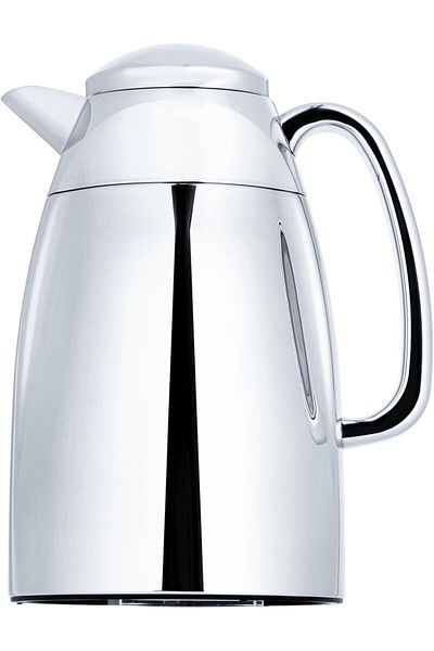 ALSAIF Yara Coffee and Tea Vacuum Flask, leak-proof and keeps drinks hot, 1.0 Liter Chrome