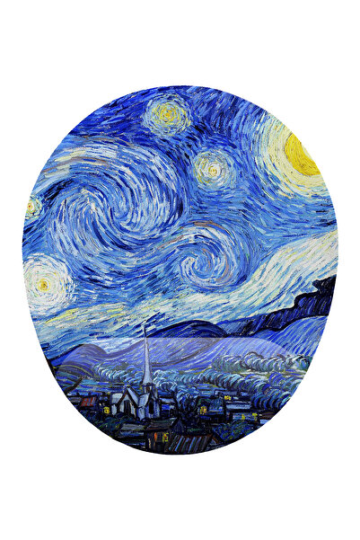 iF Dizayn لوحة ماوس فان جوخ ليلة النجوم مع دعم المعصم