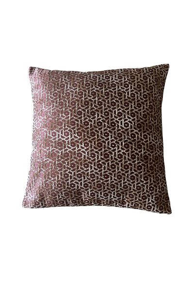 CDE Antibes Series Woven Fabric Decorative Pillow Case Set of 2 (Including Inner Pillow)