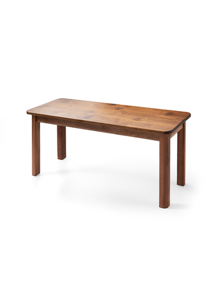 Bensett Sitta Bench, %100 Masif Ahşap Bank, 100x35 Cm, Ceviz