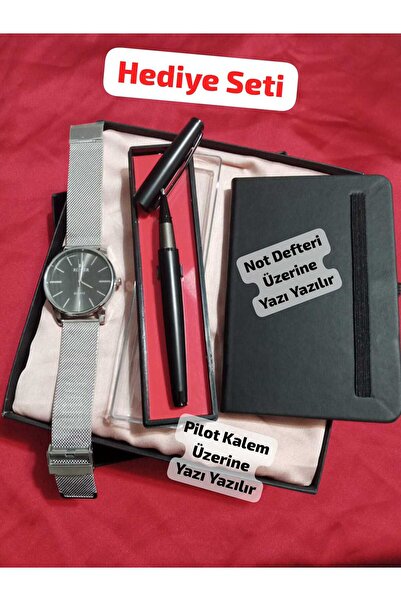 Brality Öğretmen Avukat Doktorlara Hediyelik Özel Kutusunda Kombin Erkek Saat...