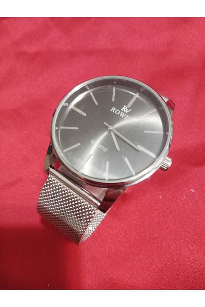 Brality Men's Wrist Watch ... (Stitched) Black Leather Cord... Black Color Square Case- 6067