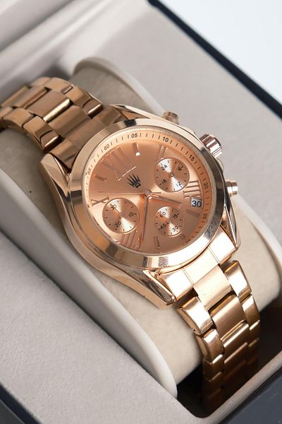 WATCHOFROYAL Sienna Rose Women's Steel Wrist Watch