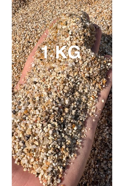 Melien Akvaryum Bitki Kumu Dere Kumu 1-3 mm 1 KG