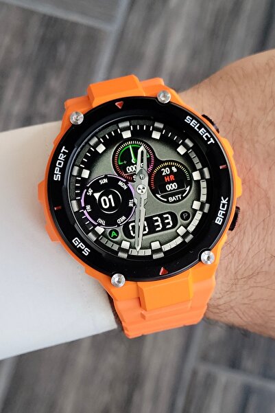 Daniel Klein Turuncu Renk Değiştirilebilir Silikon Kordonlu Erkek Kol Saati