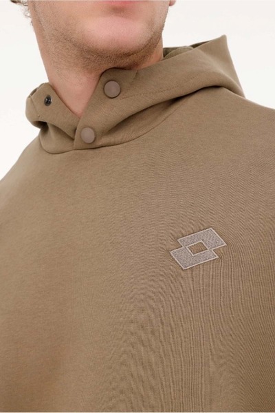 Lotto M-angulo Hoodie Erkek Φούτερ Haki