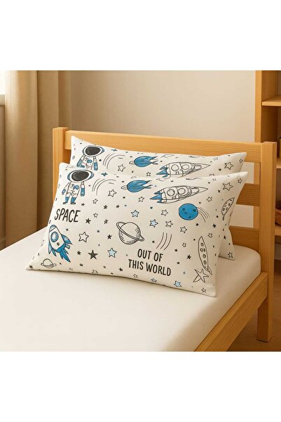 Bebek Özel Παιδική Μαξιλαροθήκη για Ενήλικες 50x70 cm (2 Τεμάχια) Με Σχέδιο Δ...