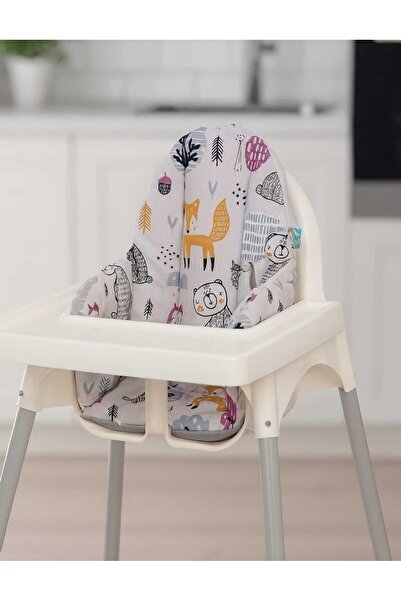 Babynia Pamuk paket dječje stolice za hranjenje Min Koža plavi slatki medvedi...