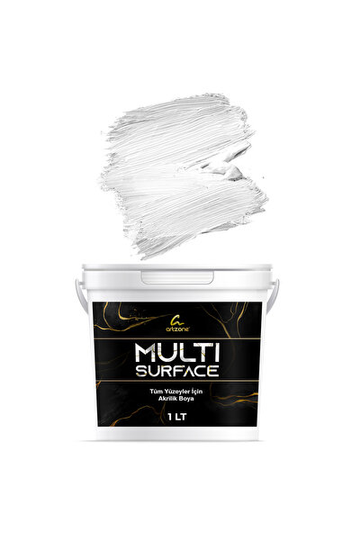 Artzone Multi Surface - Tüm Yüzeyler Boyası - 1 Litre - Beyaz