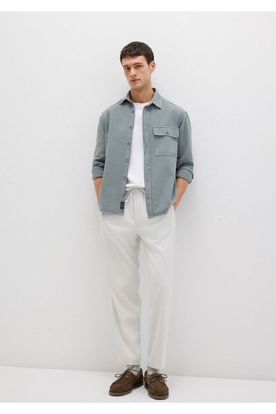 Mavi Light Gray Trousers 0010480-70080