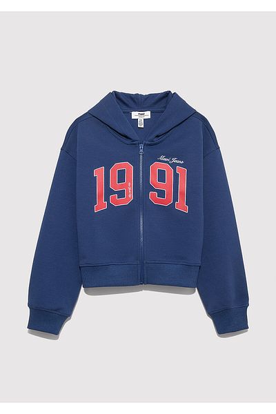 Mavi 1991 Printed Zipper Sweatshirt 7S10119-70721