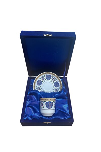 ÅLÅ OTANTİK HEDİYELİK طقم فنجان واحد مع صندوق مخملي