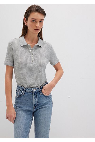 Mavi Gray Polo T-Shirt Slim Fit / Slim Fit 1613353-83096