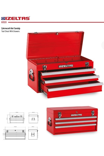 İzeltaş Çekmeceli Alet Sandığı