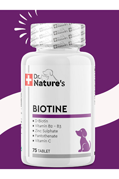 Dr. Nature's Drnatures Dog Bıotın Köpekler Için Deri Tüy Sağlığı Besin Takviyesi( 75 Tablet)