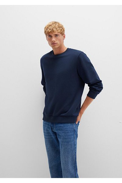 Mavi Crew Neck Navy Blue Sweatshirt 0S10421-70490