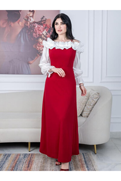 Buy Red & White Women's Dress  | Unlock Exclusive Coupons | Trendyol UAE  & KSA