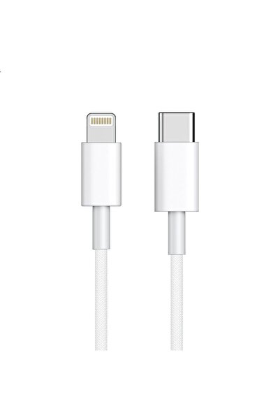 bydiz Apple iPhone 8, 11, 12, 13, 14 Pro ve Pro Max Uyumlu ( Örgülü ) USB-C Lightning Hızlı Şarj Kablosu