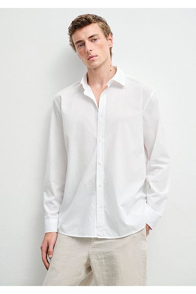 Mavi White Shirt Regular Fit / Regular Cut 0211624-85310