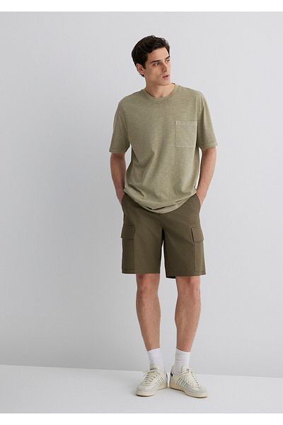 Mavi Khaki Cargo Shorts 0410262-80769