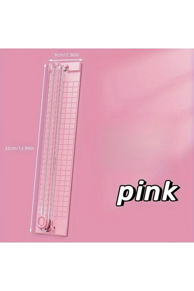 Choice pink 1pc portable A3/A4 paper cutter for effortless paper-cutting every time - Perfect For School, H