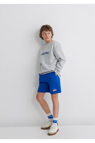 Mavi 6410003-70896 Model Logo Printed Shorts