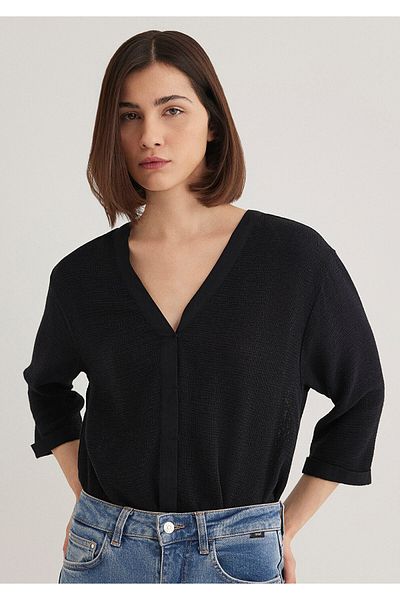 Mavi Black Blouse1210798-900