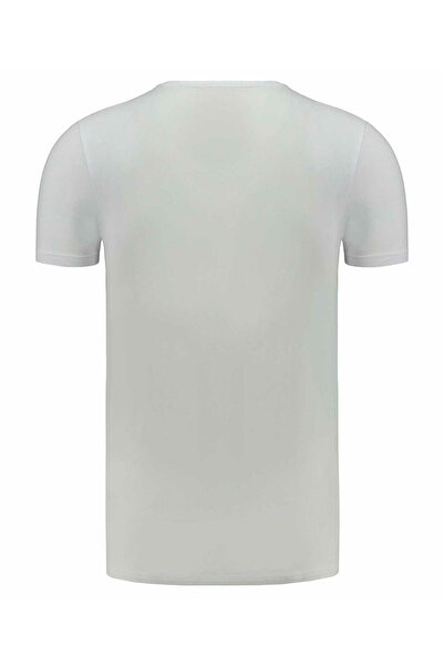 OLYMP Rundhals T-Shirt für Herren in weiß