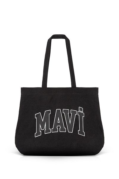 Mavi Black Logo Shoulder Bag -1912566-900