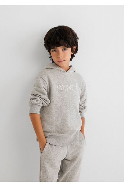 Mavi Gray Logo Printed Sweatshirt - 6s10090-80196