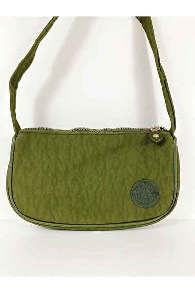 Mubiano Αθλητική πράσινη τσάντα ώμου 1000-Y με φερμουάρ