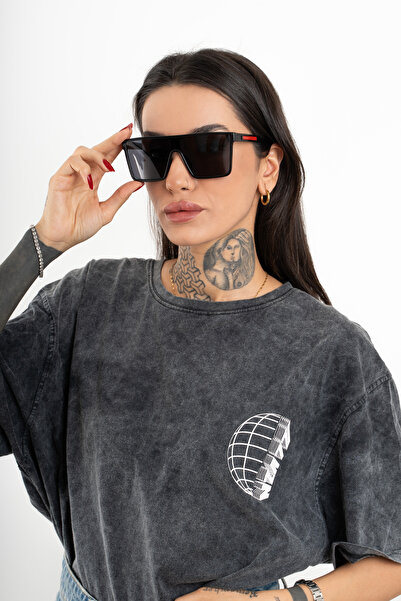 VAS.QUE Unisex Square Large Sunglasses Polarized