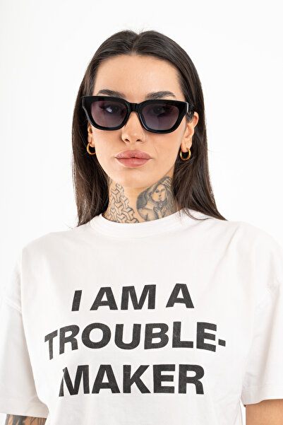 VAS.QUE Unisex Cateye Retro Sunglasses Uv400