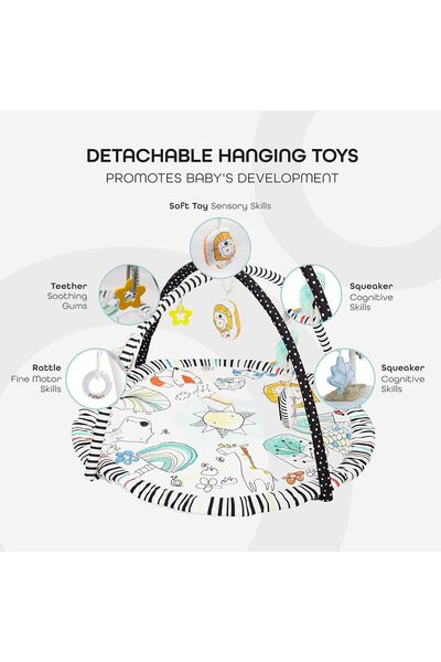 THE MOON Perky Baby Playmat and Activity Gym for Newborn Baby & Infant
