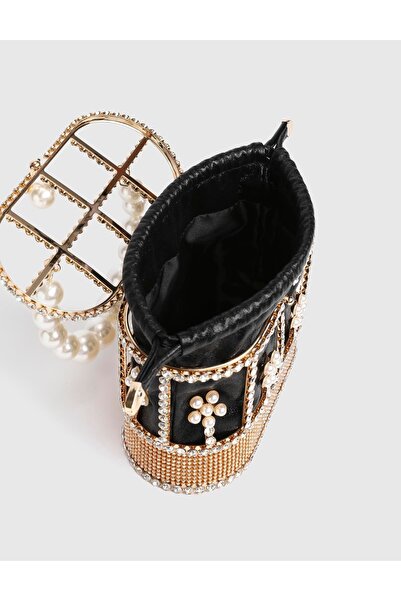 İLVİ Kranj Siyah Kadın Porföy Çanta