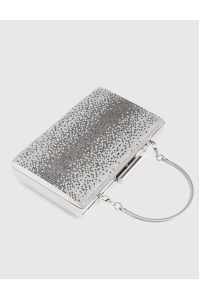 İLVİ Nysa Silver Women's Portfolio Bag
