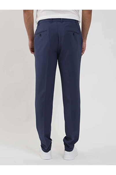 Dufy Lacivert Erkek Slim Fit Düz Jogger Pantolon - 104523