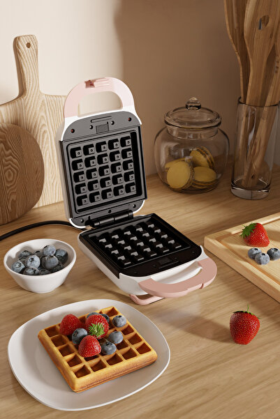 Fressi Tost Ve Waffle Makinesi | Çıkarabilir Yapışmaz Plakalı | 5 Ayrı Plaka ...