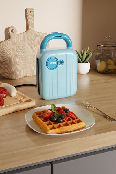 Fressi Tost Ve Waffle Makinesi | Çıkarabilir Yapışmaz Plakalı | 5 Ayrı Plaka | Fr-tm33 Panfun