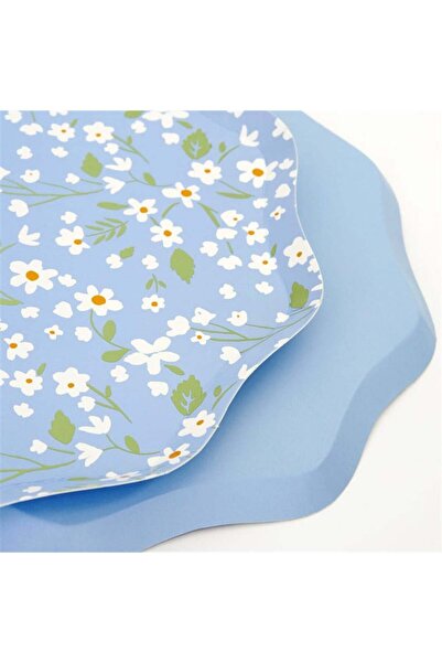 Genel Markalar - Ditsy Floral Plates - Çiçekli Tabaklar - M - 12'li