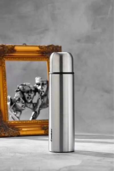 Elista Steel 750 ml Inox Mama Thermos Inside and Outside Steel Unbreakable in Home Camp Office