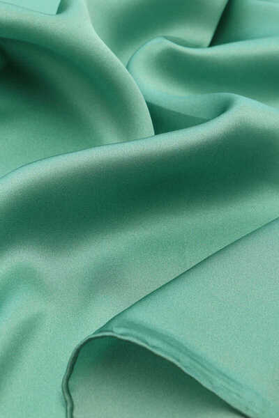 Bursa İpek Mint Solid Color Sura Silk Scarf