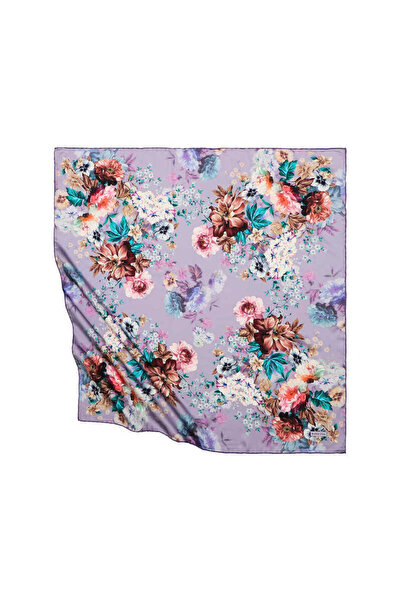 Bursa İpek Eșarfă mătăsoasă cu model Lila Fulya